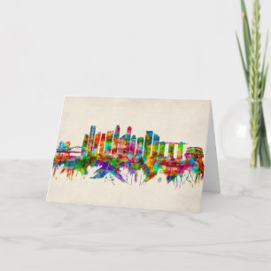 Tarjeta Festiva Skyline de Singapur