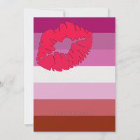 SlipperyJoe lápiz labial bandera de orgullo lésbic