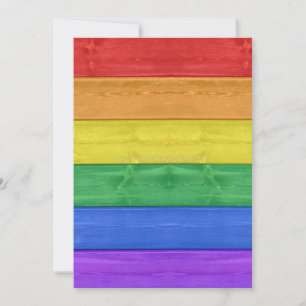 Tarjeta Festiva SlipperyJoe's clásico arcoíris táctil artesanal