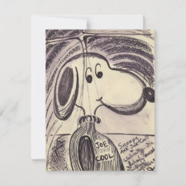 TARJETA FESTIVA #SNOOPY AKA #JOECOOL