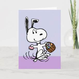 Tarjeta Festiva Snoopy The Easter Beagle
