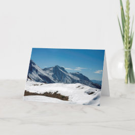 Tarjeta Festiva Snow Davos Suiza