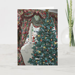 Tarjeta Festiva Snowdrop, la carta de los Navidades malteses