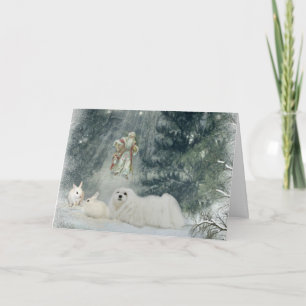 Tarjeta Festiva Snowdrop, la carta de los Navidades malteses