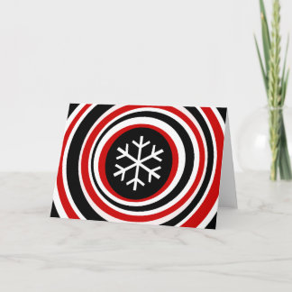 Tarjeta Festiva Snowflake