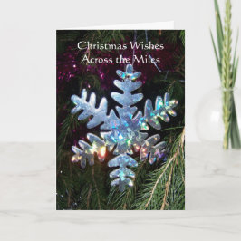 Tarjeta Festiva Snowflake En Los Navidades Miles