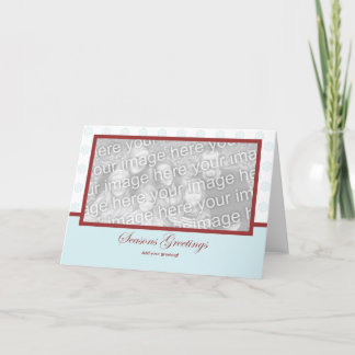 Tarjeta Festiva Snowflake Holiday Template