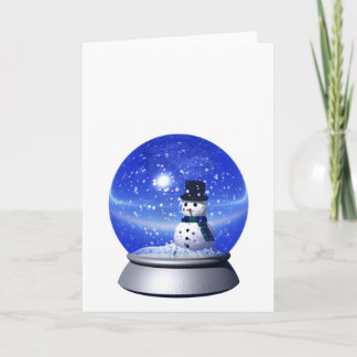 Tarjeta Festiva Snowglobe