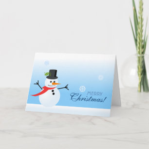 Tarjeta Festiva Snowman
