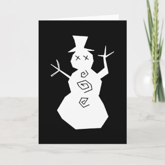 Tarjeta Festiva Snowman
