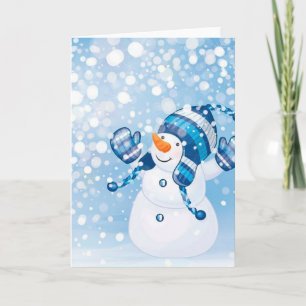 Tarjeta Festiva Snowman