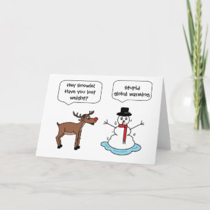Tarjeta Festiva snowman