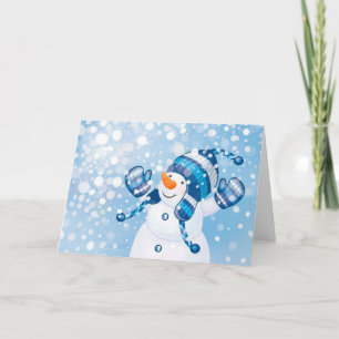Tarjeta Festiva Snowman