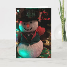 Tarjeta Festiva Snowman