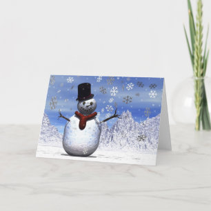 Tarjeta Festiva Snowman