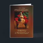Tarjeta Festiva Snowman Merry Christmas - Cousin<br><div class="desc">¡¡¡Dale a tu primo una sonrisa a estos Navidades con una tarjeta de saludo alegre y brillante de snowman!!!  Ya sea que sea capaz de entregárselos en persona o si tiene que estar a kilómetros de distancia durante las vacaciones,  ¡¡¡les encantará esta imagen feliz!!!</div>