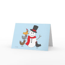 Snowman y pollos
