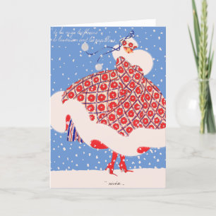 Tarjeta Festiva Snowy