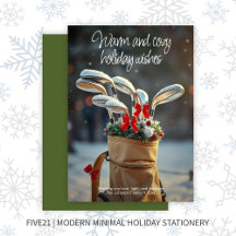 Snowy Golf Winter Season Wiers ・ Verde