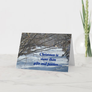 Tarjeta Festiva SnowyLane-personalizar