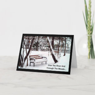 Tarjeta Festiva Sobre el río….