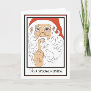 Tarjeta Festiva Sobrino Jolly Old St Nick