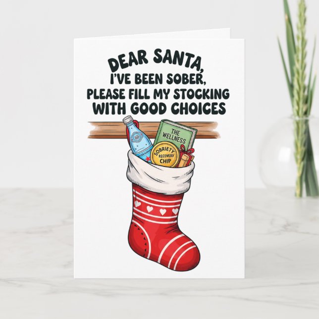 Tarjeta Festiva Sobrio (Anverso)