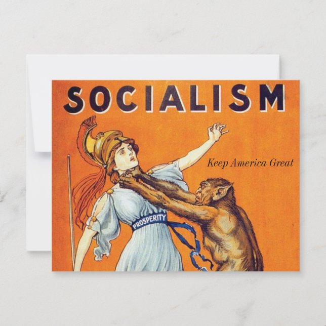 Tarjeta Festiva Socialismo vintage (Anverso)