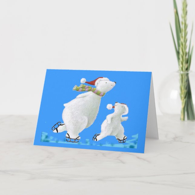 Tarjeta Festiva socios polares (Anverso)