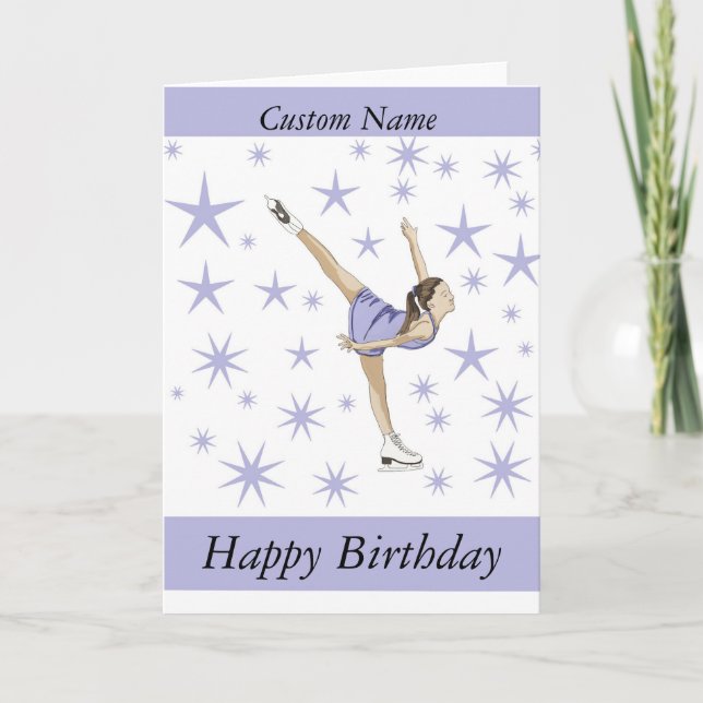 Tarjeta Festiva Software de patinaje artístico (Anverso)