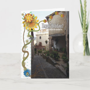 Tarjeta Festiva Sol de vacaciones