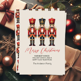 Tarjeta Festiva Soldados cazadores de desnudos disfrutan de las ta