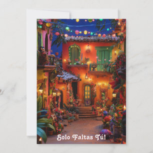 Tarjeta Festiva Solo Faltas Tú