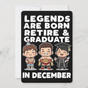 Tarjeta Festiva ¡Solo las leyendas lo hacen todo en diciembre!