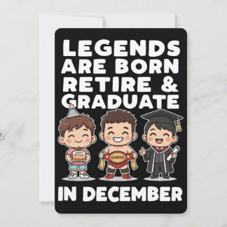 Tarjeta Festiva ¡Solo las leyendas lo hacen todo en diciembre!