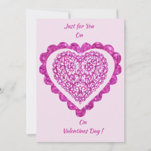 Tarjeta Festiva ¡Sólo para ti en el Día de San Valentín!