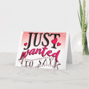 TARJETA FESTIVA SOLO QUERÍA DECIR "TE AMO"
