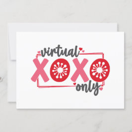 Tarjeta Festiva Sólo XOXO virtual | Graciosa Cuarentena Valentine