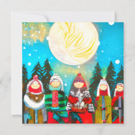 Tarjeta Festiva Solsticio de invierno