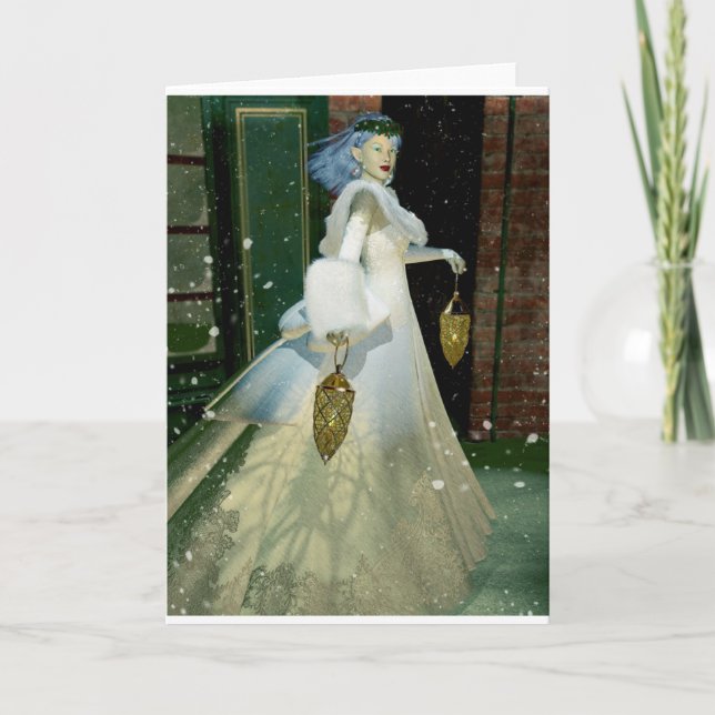 Tarjeta Festiva Solsticio de invierno (Anverso)