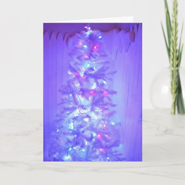 Tarjeta Festiva Solsticio de invierno (Anverso)