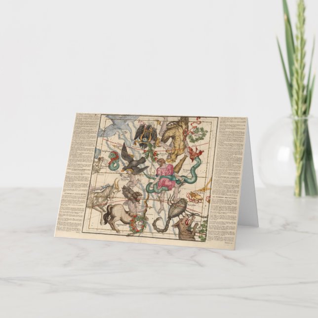 Tarjeta Festiva Solsticio de invierno (Anverso)