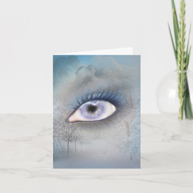 Tarjeta Festiva Solsticio de invierno (Anverso)