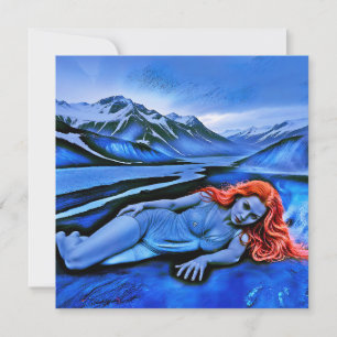 Tarjeta Festiva "Sólvátra" - Hielo bajo llamas
