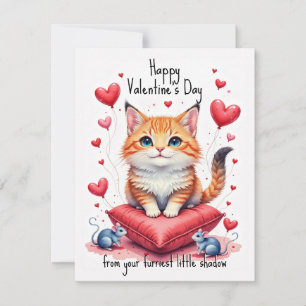 Tarjeta Festiva 💘🐈Sombra de Amor
