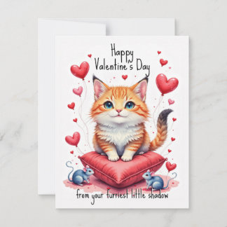 Tarjeta Festiva 💘🐈Sombra de Amor