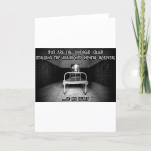 Tarjeta Festiva Sombrío San Valentín