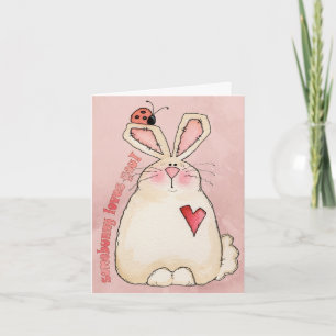Tarjeta Festiva Somebunny