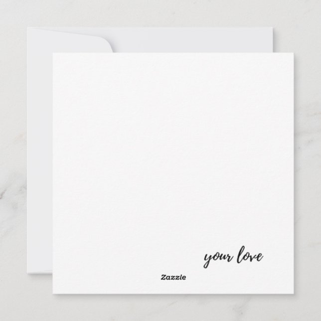 Tarjeta Festiva Someday You'll Find This Card In A Drawer Birthday (Reverso)