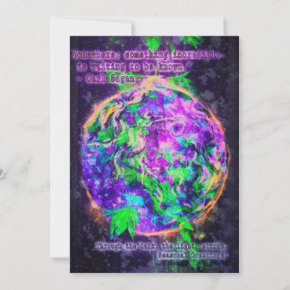 Tarjeta Festiva Something Incredible to Be Known